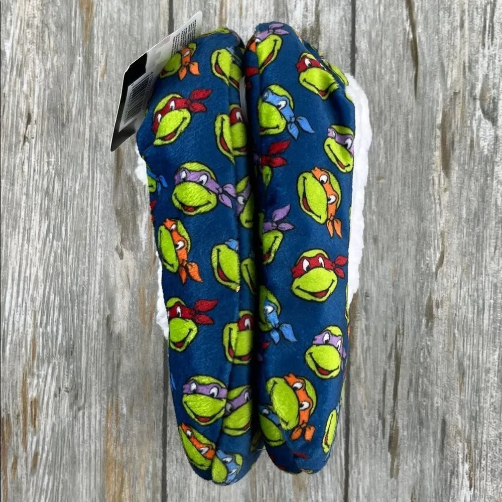 Toddler Boys Paw Patrol & Ninja Turtle Comfy Slippers 2-Pack Size 8–10